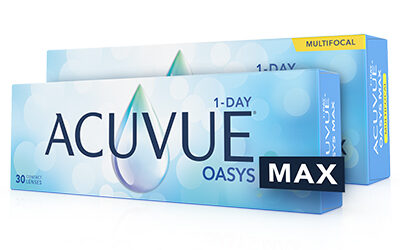 New Acuvue Oasys 1-Day MAX Contact Lenses!